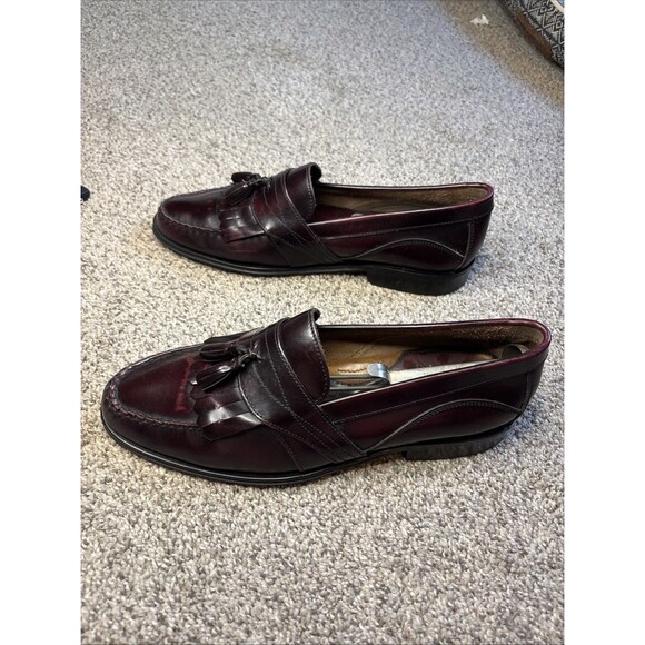 G.H. Bass & Co Shoes Mens Size 10M Burgundy Leather Weejuns Penny Loafers Clive main image 7